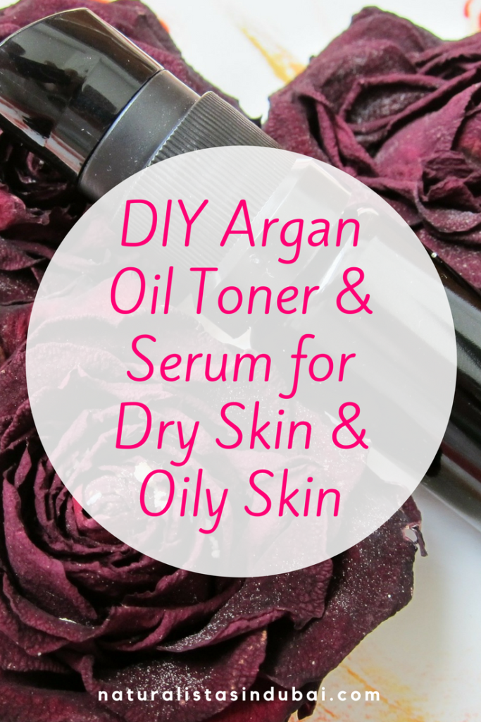 DIY Argan Oil Toner and Serum for Dry Skin and Oily Skin