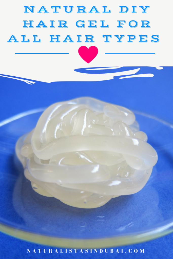 Natural DIY hair gel for all hair types. Perfect for dry and humid environments