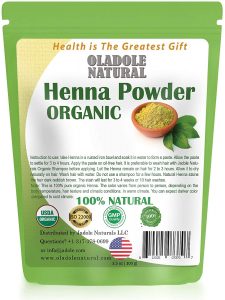 Oladole Naturals Organic Henna Powder