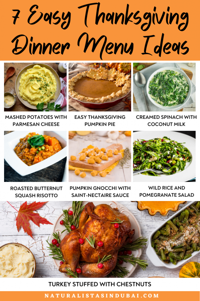 7 Easy Thanksgiving Dinner Menu Ideas