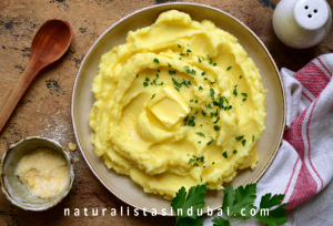 Thanksgiving mashed Potatoes with Parmesan Cheese