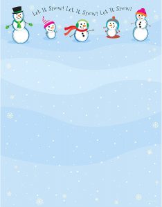 Holiday Letterhead Stationery
