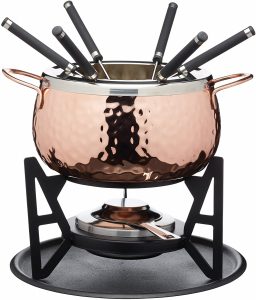MasterClass Artesà Hammered 6-Persons Fondue Set